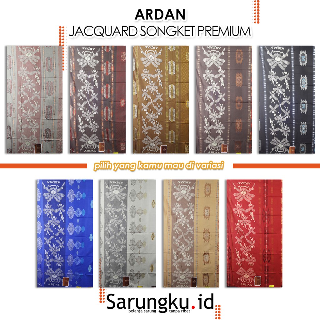 SARUNG ARDAN JACQUARD SONGKET PREMIUM (JSP)