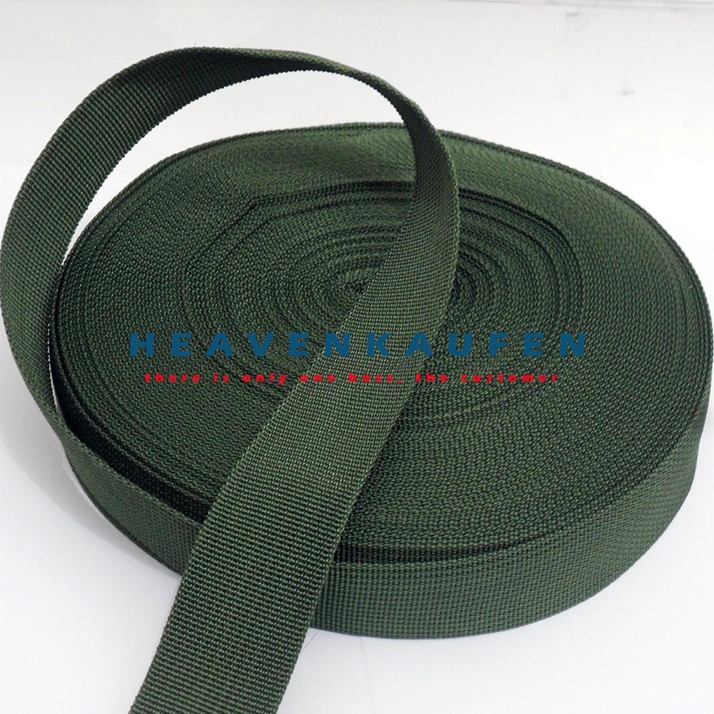 Tali Webbing Hijau TNI/Hijau Army 3,8 cm