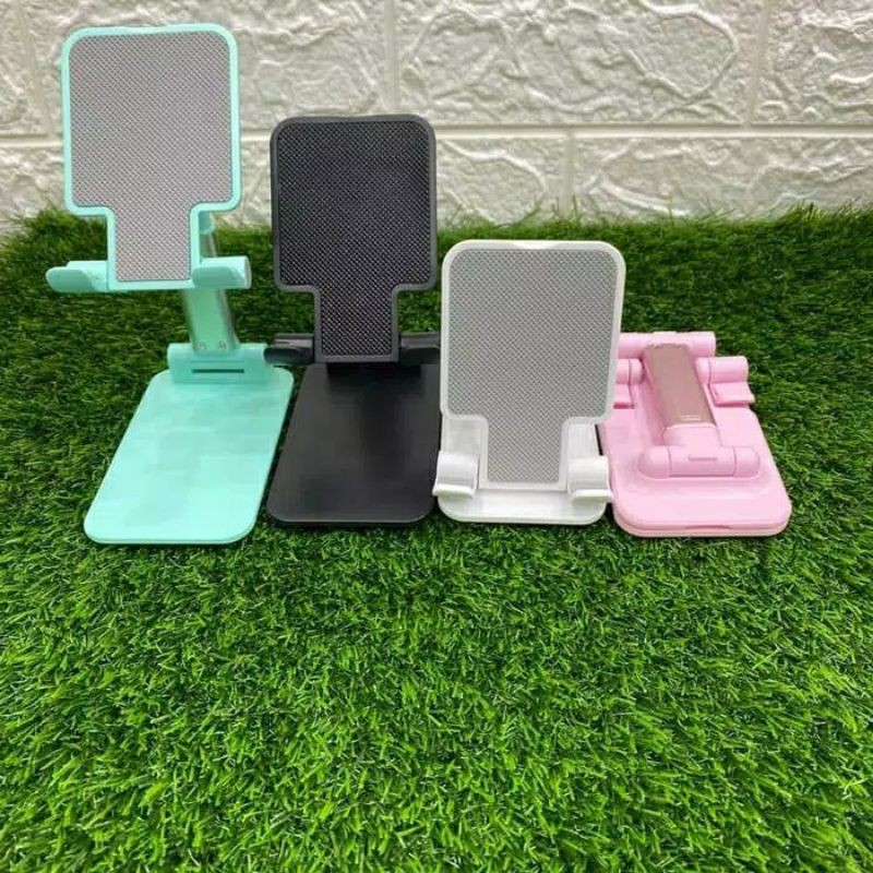 Phone Stand Holder Lipat Liftable Foldable Universal HP di Meja