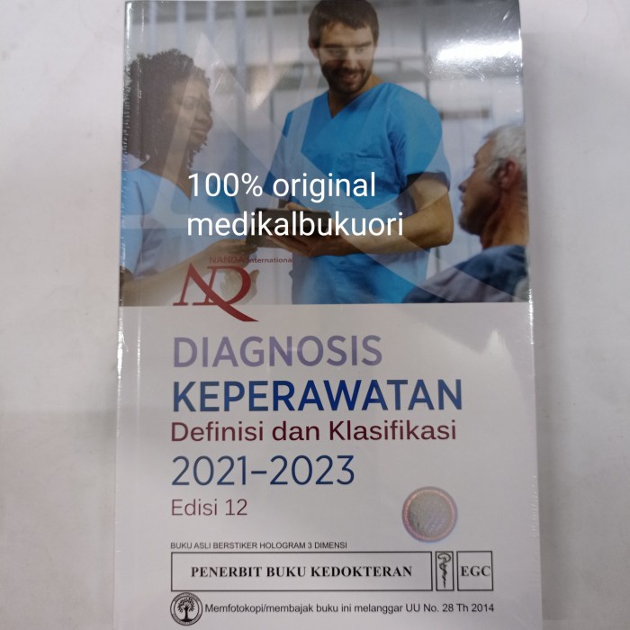 Produk Terbaru Nanda Diagnosis Keperawatan 2021 - 2023 Edisi 12