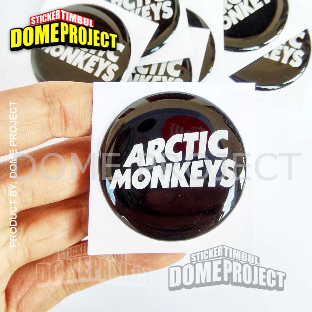 STIKER MOTOR ARCTIC MONKEY Emblem Sticker Mobil Aksesoris Motor Timbul