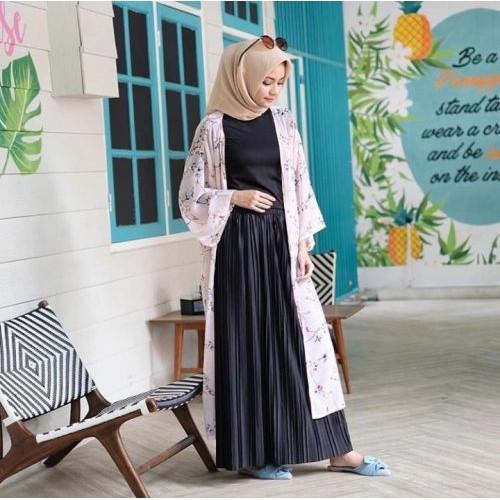 ROK PLISKET 256 MURAH PRISKET PLEATED SALE POLOS REMPEL MUSLIMAH MODELLANO FLARE SKIRT MAYUNG FLOWY