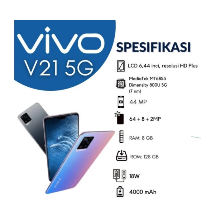 VIVO V21 5G / VIVO V21 8/128GB / HP VIVO V21 5G RAM 8/128GB / VIVO-01