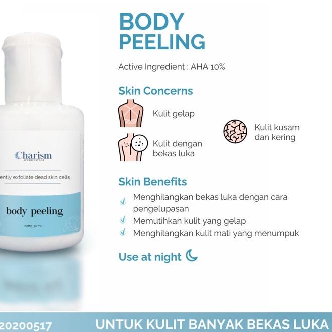 ❇ AHA 10% - BODY PEELING SOLUTION - PENGELUPASAN KULIT BADAN ♥