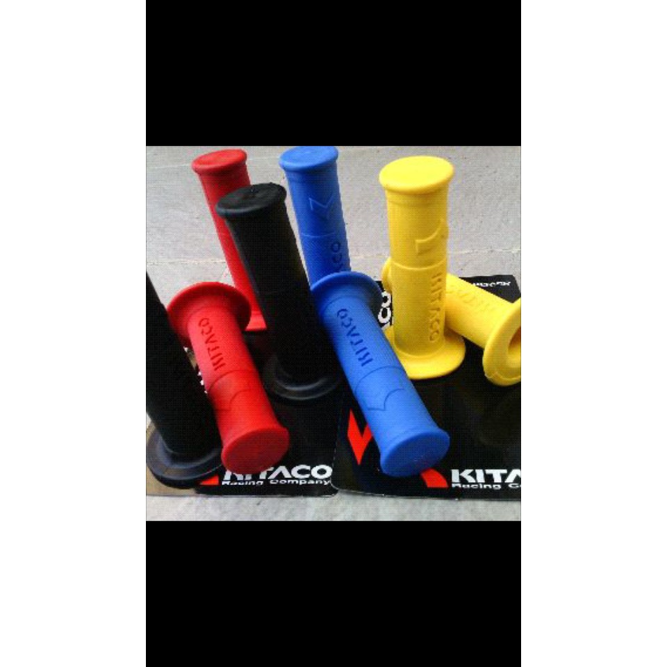 Handgrip Karet Kitaco Polos Lebar Set Grip Hanfat