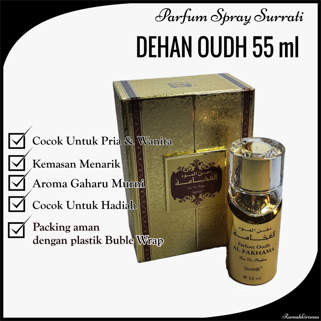 Surrati Spray 55 ML DEHAN OUD By Surrati