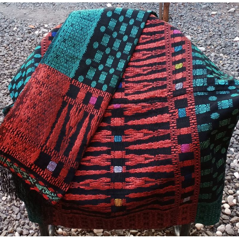 Songket Piala Full Benang Purada Korea Motif Mewah dan Langka - Tenun Asli Tarutung