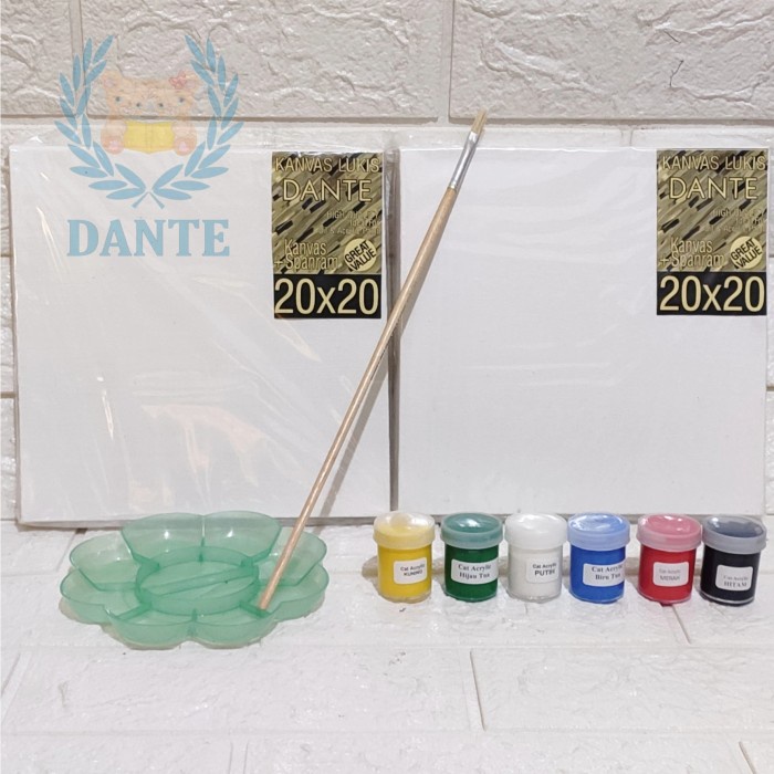 

Produk Terbaru Paket Melukis 2 Kanvas Lukis Cat Acrylic 6 Warna Bonus Kuas Dan Palet