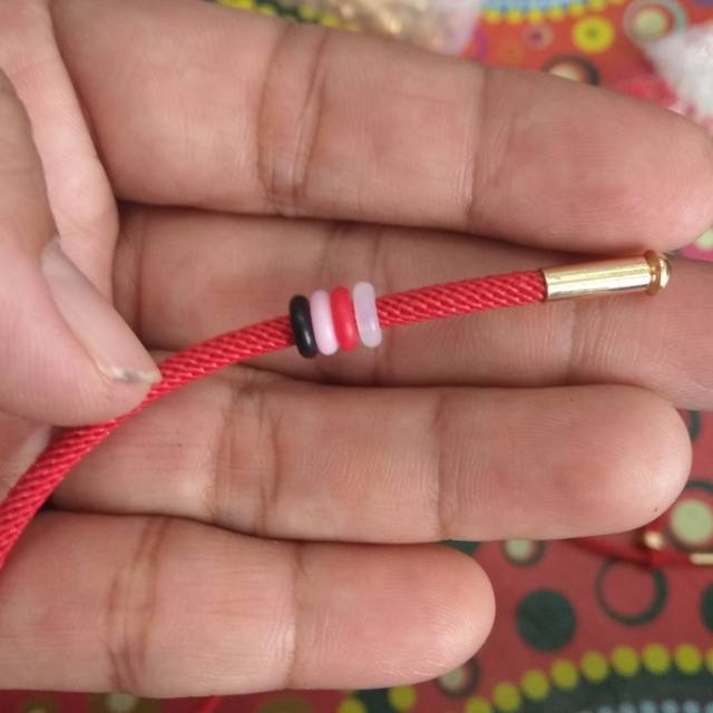 

Sekat karet/ pembatas gelang tali (2 pcs)