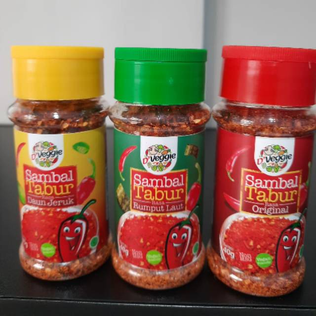 Sambel Tabur Vegetarian / Cabe Tabur / Bubuk Cabe Tabur / Vegetarian Non Bawang