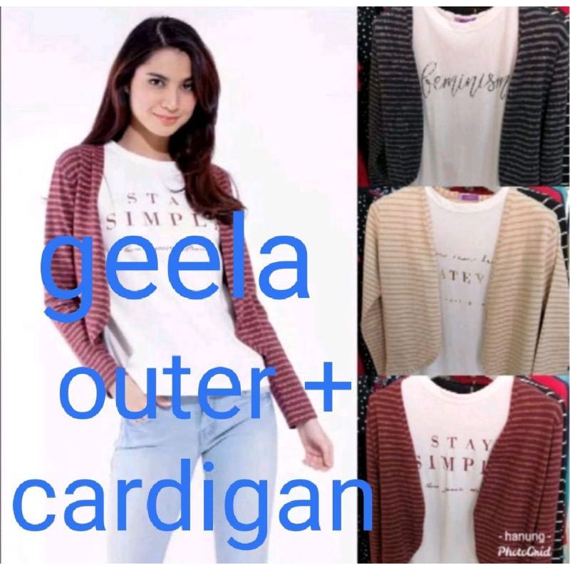 ORI TERMURAH GEELA OUTER SET / CARDIGAN / OUTER SET
