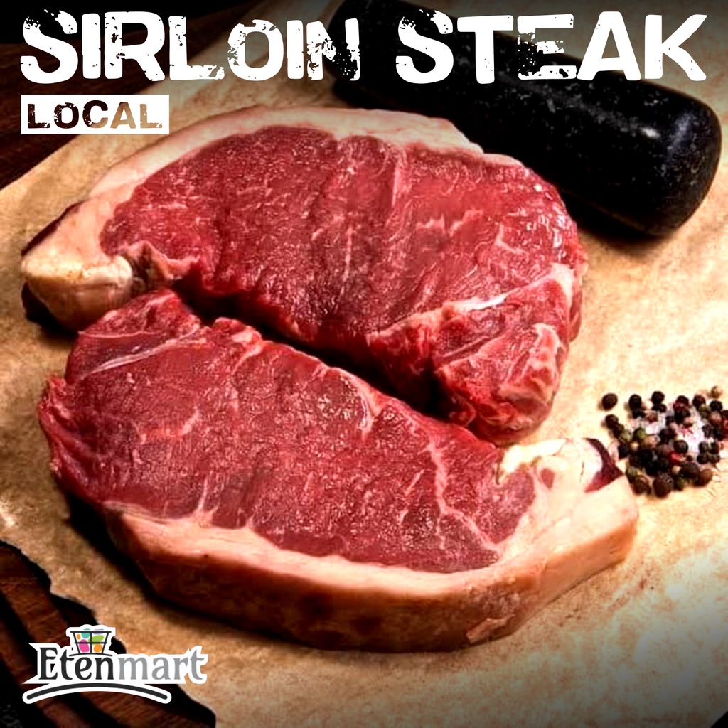 

Daging Sapi Sirloin Beef Steak Local