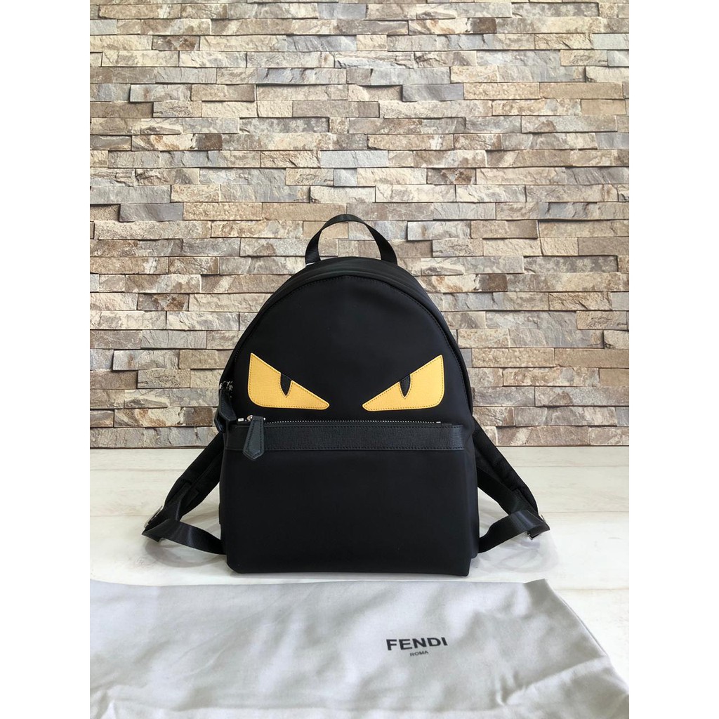Tas Fendi Monster Nylon Backpack 012S Tas Ori/Branded/Quality/Super Quality/Kualitas/Asli/Mirror TB