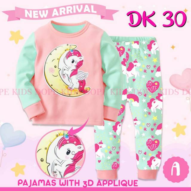 Pajamas baju tidur anak Dope Kids DK 30