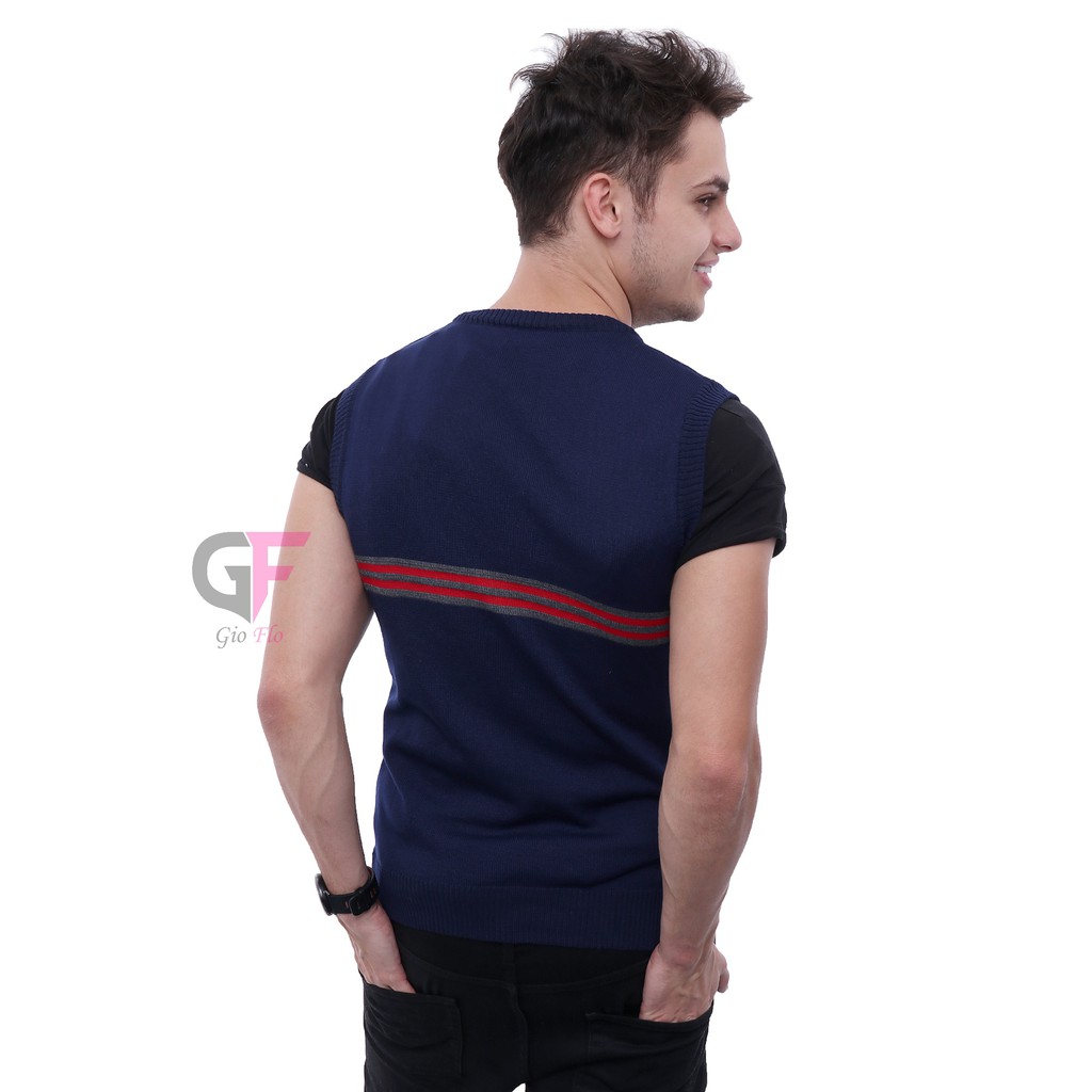 GIOFLO Rompi Tanpa Lengan Sleeveless Pria Dongker / ROM 378