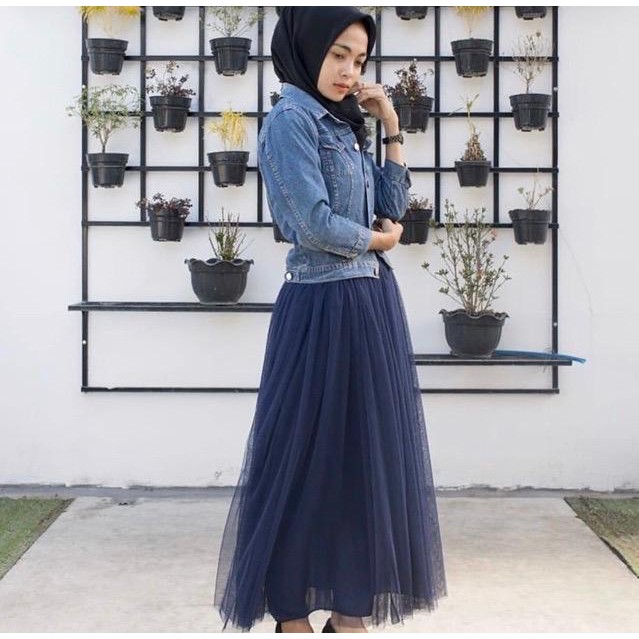 ROK TUTU PANJANG BAWAHAN PAKAIAN MUSLIM