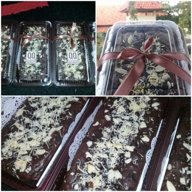 

QQ fudgy brownies panggang