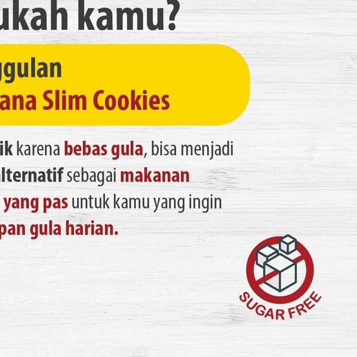 

♦ Tropicana Slim Nutty Cookies Chocolate 200gr - Snack Bebas Gula, 100 Kalori ►