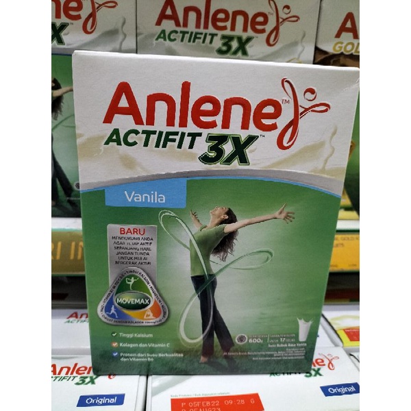 

ANLENE ACTIFIT 3X 600GR VANILA