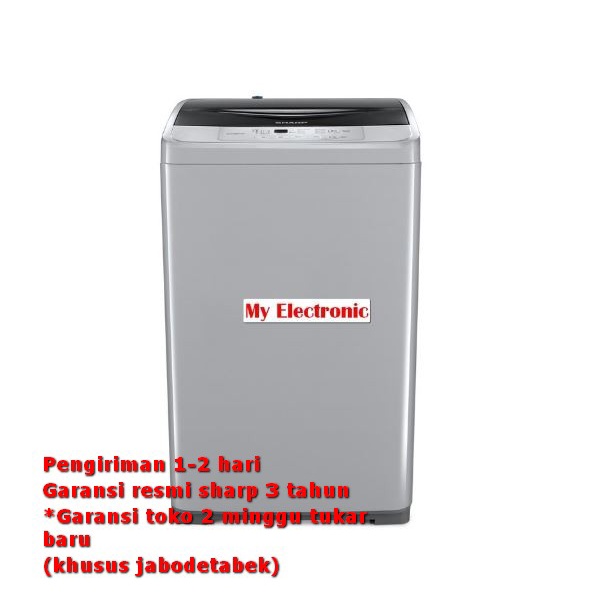 Mesin Cuci Sharp ES-F950P-GY 7.5KG 330 watt 1 Tabung