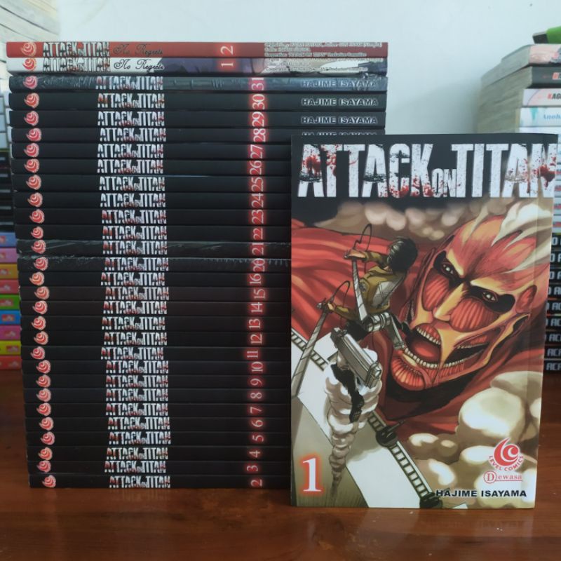 Komik Attack On Titan 1-31 Set Kolpri