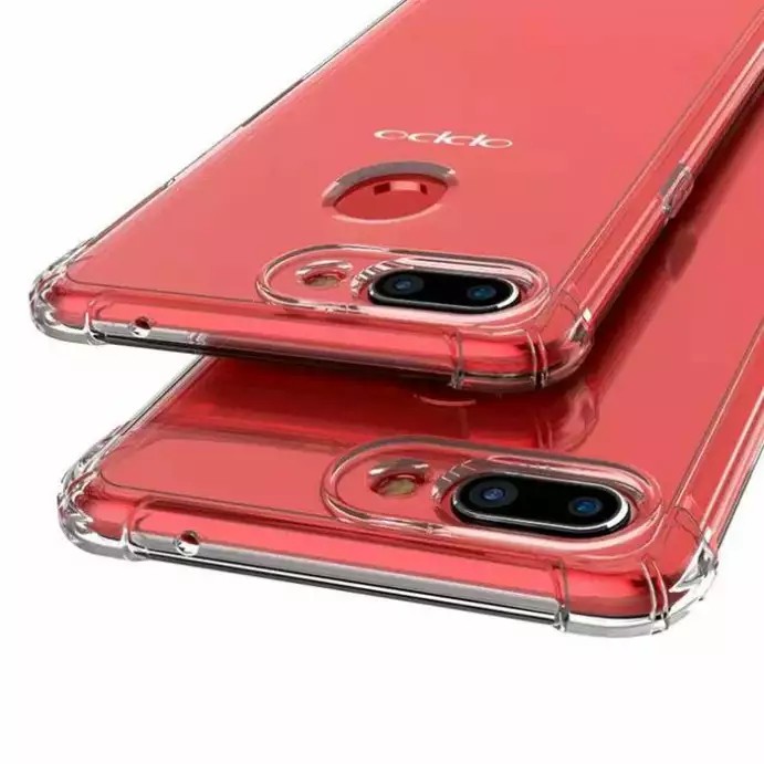 Anticrack Oppo F3 F5 F7 F9 F1 Plus A3S A7 A5s A12 A1k A11k Silikon Case Softcase Bening Transparan-1