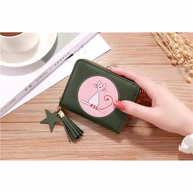 DOMPET WANITA KC008 DOVE DOMPET MINI GRACE KOREAN FASHION TRENDY FASHION WALLET