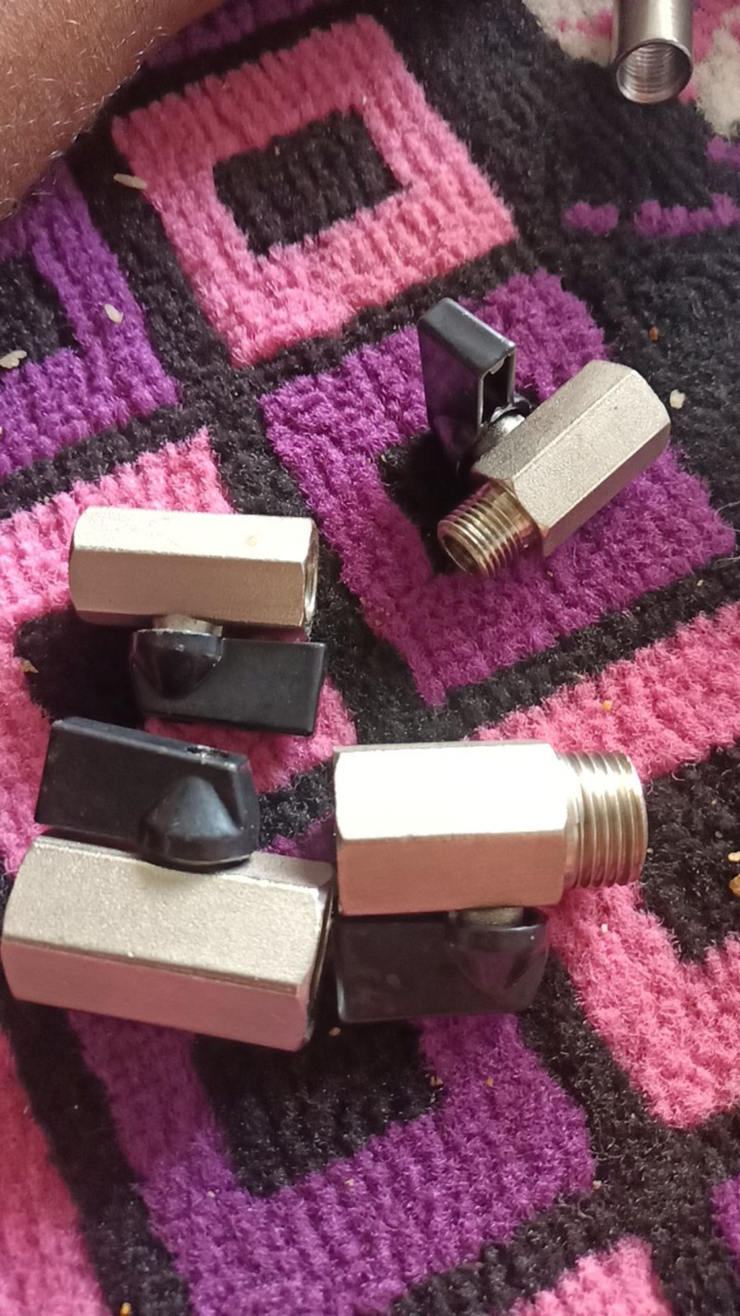 Mini Brass Ball Valve Bsp 1/8 1/4 3/8 1/2 Katup Kompresor Udara Berulir (1 Pc)