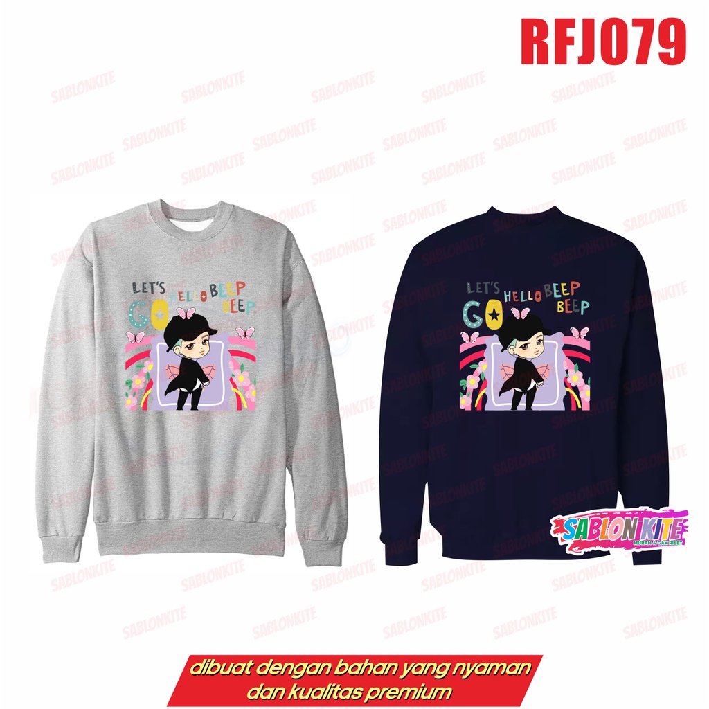 MURAH!!! SWEATER HOODIE KPOP NAMJOON RM HELLO RFJ079 unisex