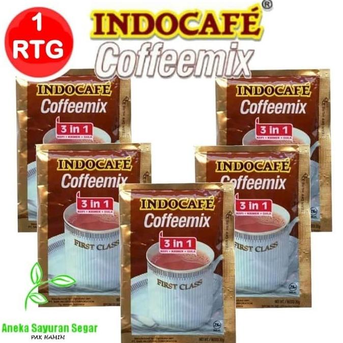 

Diskon TERMURAH Indocafe Coffeemix 3in1 (kopi + krimer + gula) 1 renceng 10 p Diskon