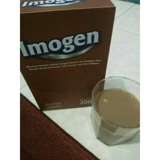 Minuman Pemutih Pencerah Penghalus Kulit Jerawat Imogen Coklat Glucogen Gluberry Glucola Glutera Shopee Indonesia