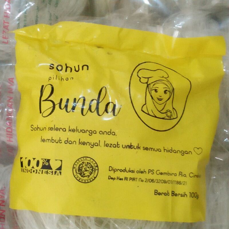

SOHUN pilihan BUNDA 1 bungkus 100 gr