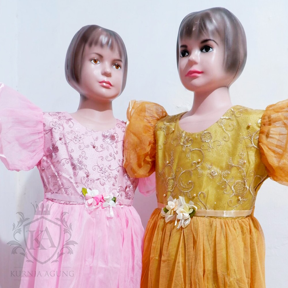 Dress Anak Perempuan 2 Tahun sampai 12 Tahun Gaun Ulang Tahun Anak Import Korea KA75