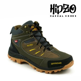 Sepatu Pria Original Hipzo M-047 Pria Boots Kasual Casual Boots kulit hiking Anti Air Sepatu Gunung