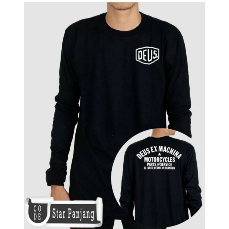 KAOS DEUS | BAJU LENGAN PANJANG DEUS TERLARIS (BISA COD) 100% COTTON