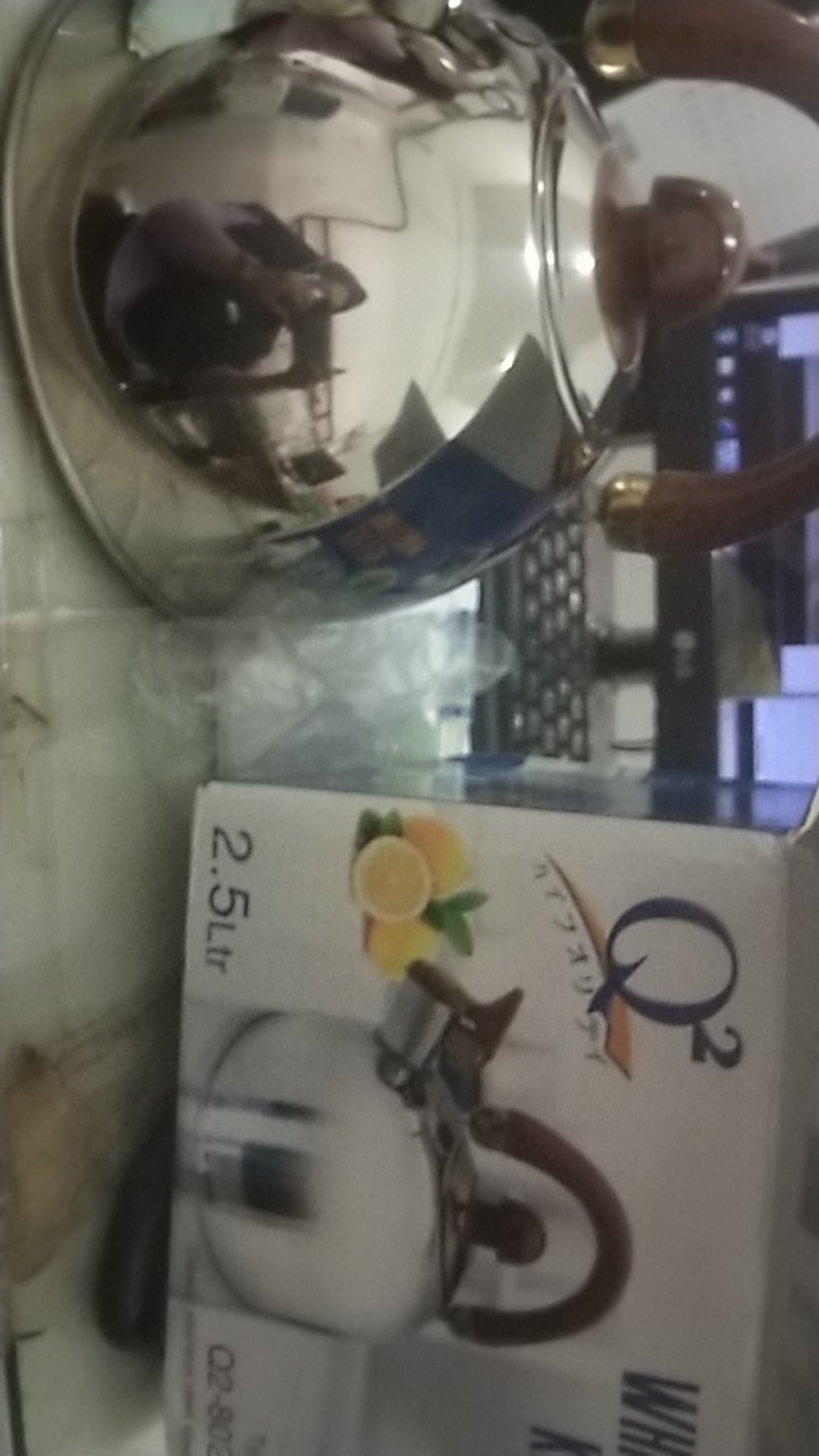 Teko Siul - Ceret Bunyi - Whistling Kettle Stainless Steel 2.5 Liter Q2 8025