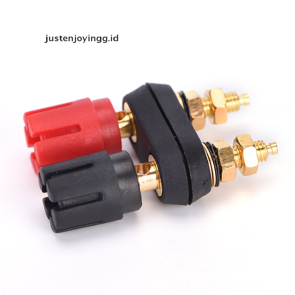 Terminal Binding Post Banana Plug Female Ganda 4MM Untuk Speaker Amplifier