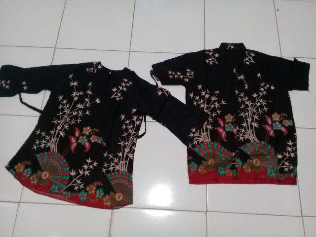 New Batik Couple Blouse Lonceng Batik Sarimbit Atasan Batik Wanita Batik Pria Batik Pekalongan