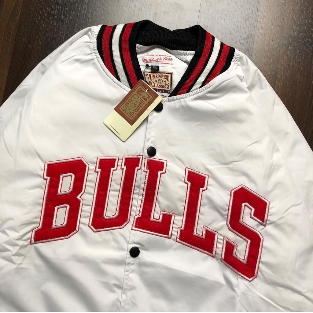 Varsity Jacket BULLS Original Full Bordir - Jaket Baseball NBA