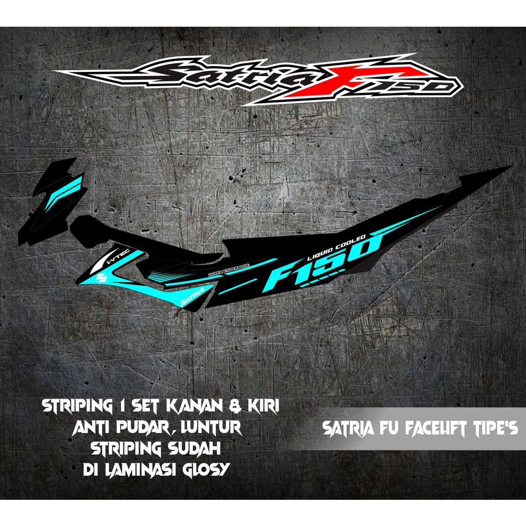 STRIPING VARIASI SATRIA FU FACELIFT TIPE ES F150