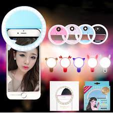 Lampu selfie lampu LED  ligthled Ring SelFie Iring headphone