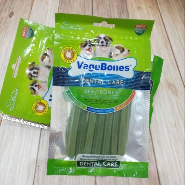 Makanan anjing cemilan dog snack treat food chew. Tulang kunyah dental bone