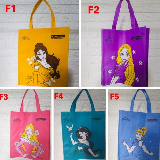 Totebag/Tote Bag/Tas Go Green DISNEY Hypermart BERKAH