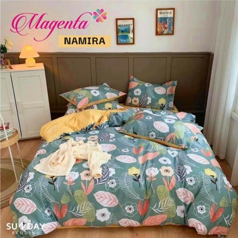 Sprei Katun Lokal Magenta Namira