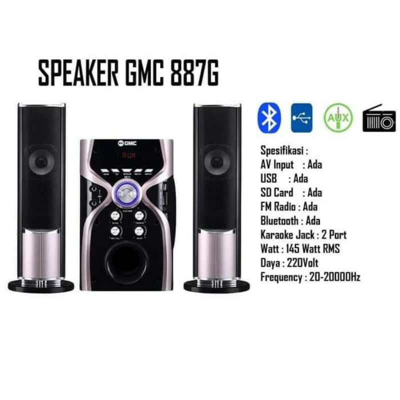 speaker gmc 887 g