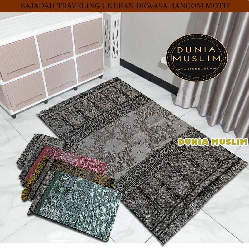 Sajadah Turkey Traveling Ukuran Dewasa70x110 Sejadah Turki Peralatan Sholat Oleh Oleh Haji Dan Umbroh - Sauvenir Muslim