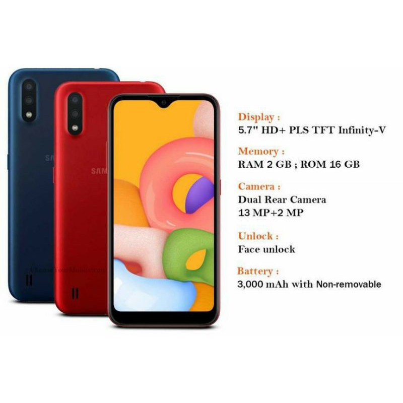 SAMSUNG A01 RAM 2/16