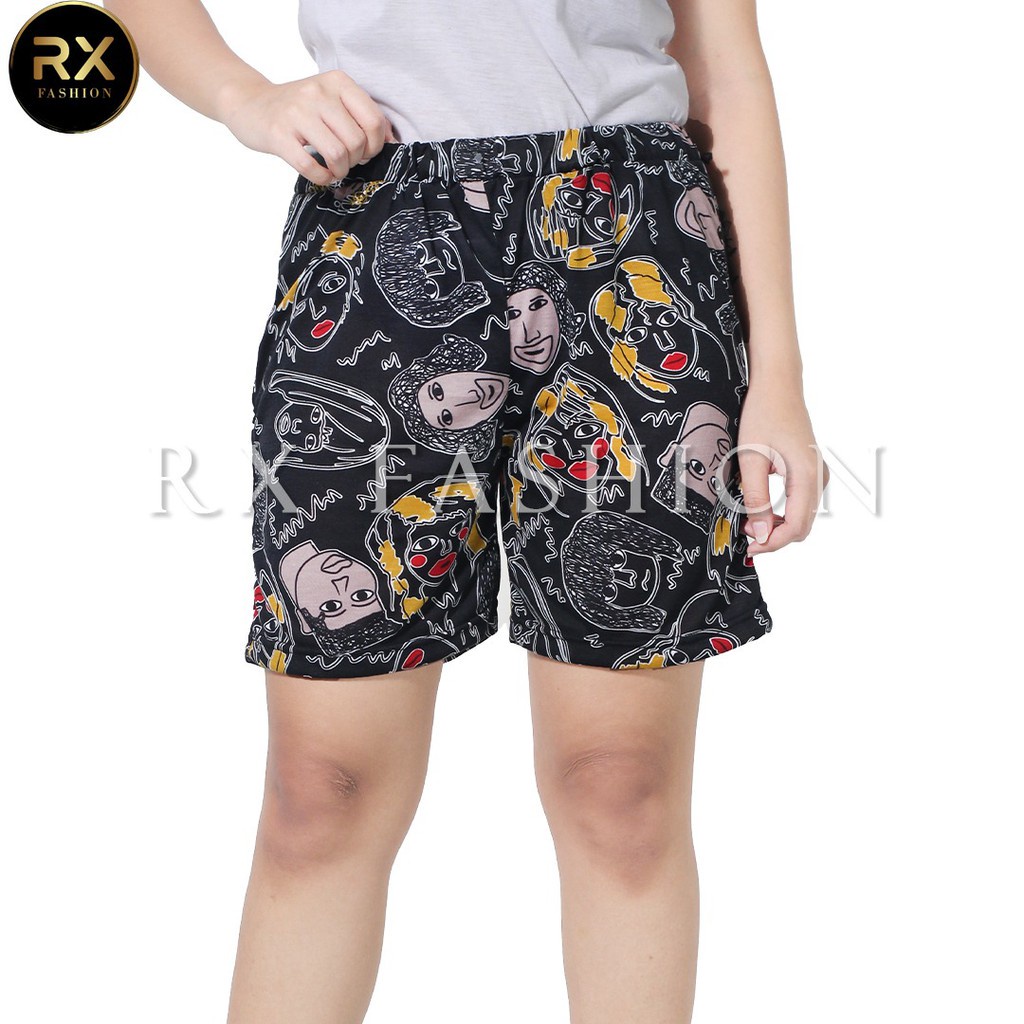 RX FASHION - HOTPANTS MELANI / CELANA PENDEK MTF MELANI / TSHIRT MELANI / MELANI TEE