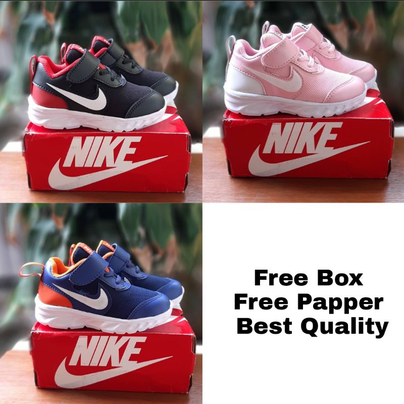 Sepatu Sneakers Anak Nike Original Premium Quality Sepatu Anak Laki Laki perempuan Umur 1 2 3 4 5 6 7 8 9 10 11 12 13 Tahun