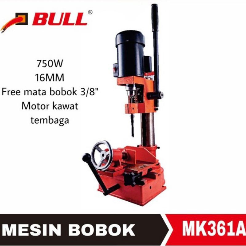 Mesin bor bobok -pahat-chisel-tebok-kayu MK361A